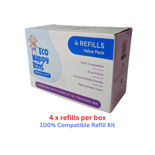 Korbell Compatible Nappy Bin Refill - Standard 16L