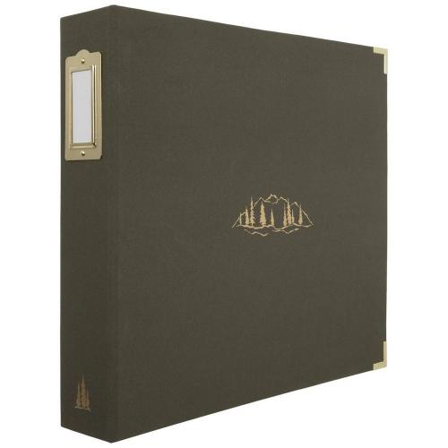 Green Mountains 3-Ring Scrapbook Album - 12" x 12"