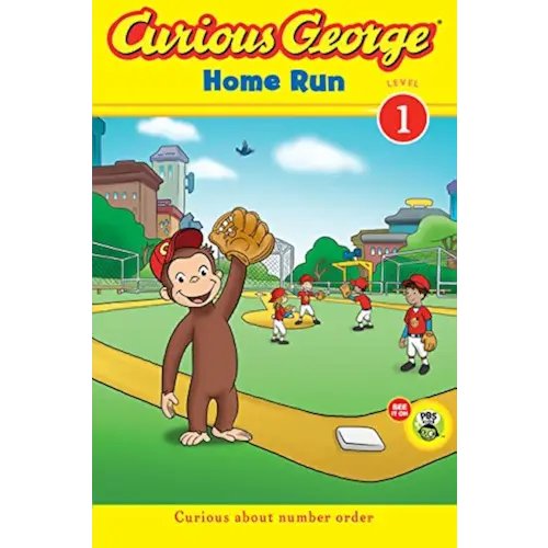 Curious George Home Run (CGTV Early Reader) (Green Light Readers Level 1)