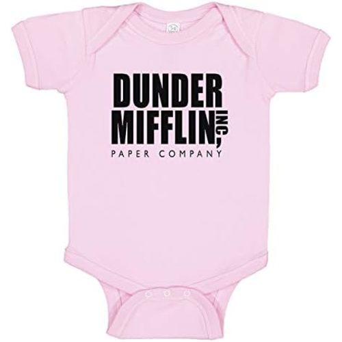 Ink Trendz Dunder Mifflin Inc. Paper Company Funny The Office Onesie Baby One-Piece Bodysuit