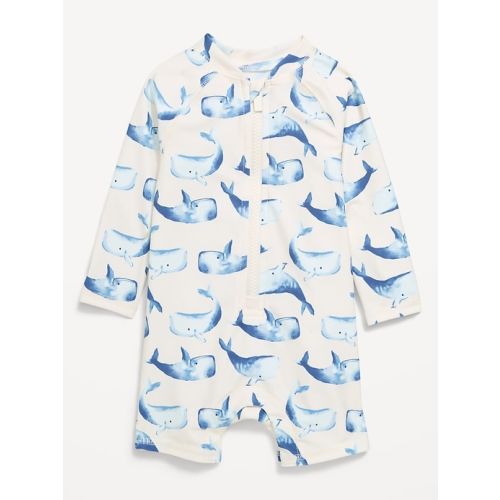 Printed Swim Rashguard Bodysuit for Baby