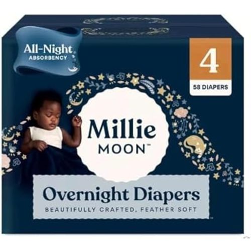 Millie Moon Disposable Overnight Diapers (Size 4)