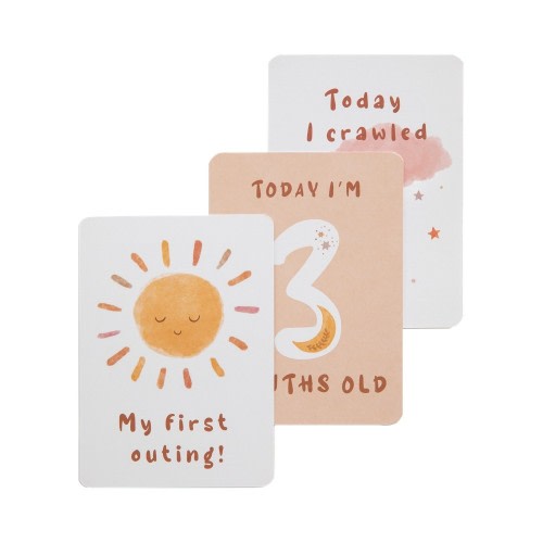 Living Textiles Milestone Cards Boho Bliss