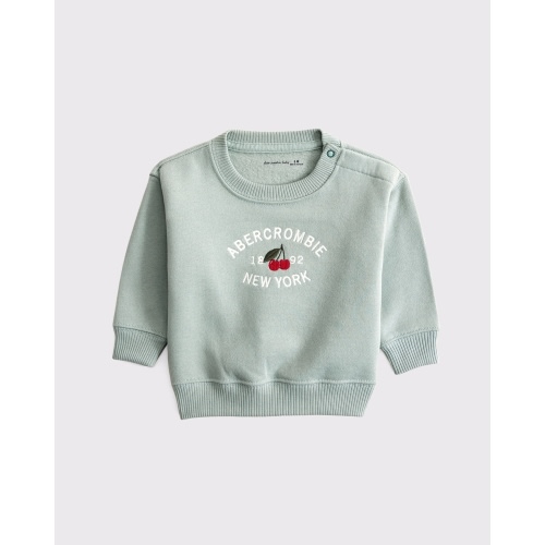 baby graphic logo crew sweatshirt