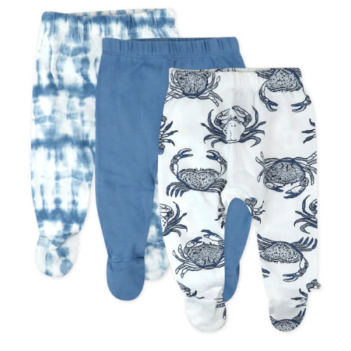 3-Pack Organic Cotton Footed Pants | Honest Baby Clothing