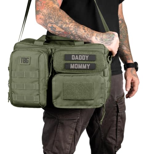 Tactical Baby Gear Deuce 4th Gen Tactical Diaper Bag | Streamlined tactical diaper bag for dads with an included changing mat and stroller straps for grab-and-go use.