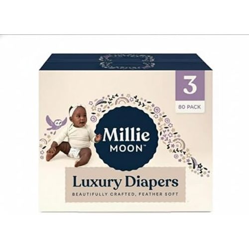 Millie Moon Luxury Diapers (3, 80, Count)