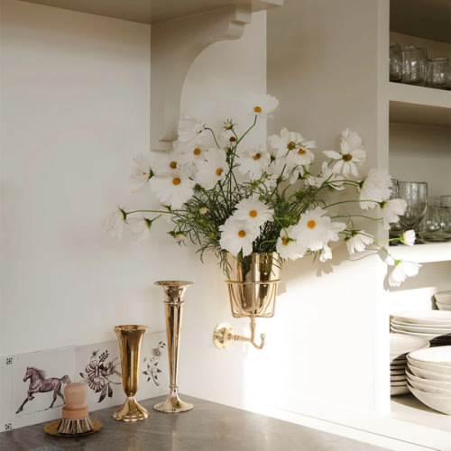 Roan Iris Opal Wall Vessel