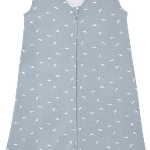 Blue Bird Print Cotton Sleep Sack |Small | HALO