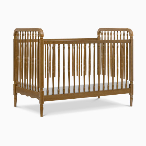 Namesake Liberty 3-in-1 Spindle Crib with Toddler Bed Conversion Kit - Natural Walnut