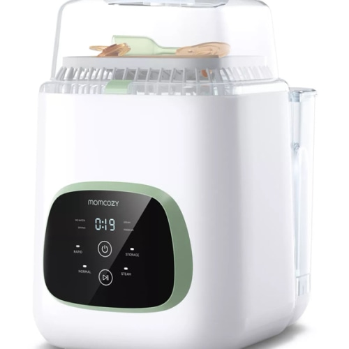 Momcozy KleanPal Pro Baby Bottle Washer, Sterilizer & Dryer - All-in-One Cleaning Machine for Bottles, Pump Parts & Baby Essentials - Time-Saving & Effortless Care