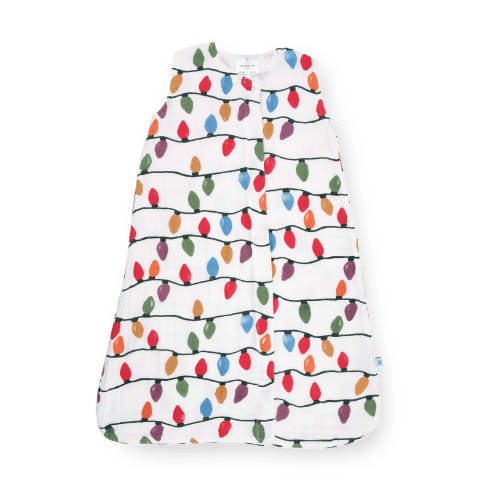 Cotton Muslin Sleep Bag - Christmas Bulbs