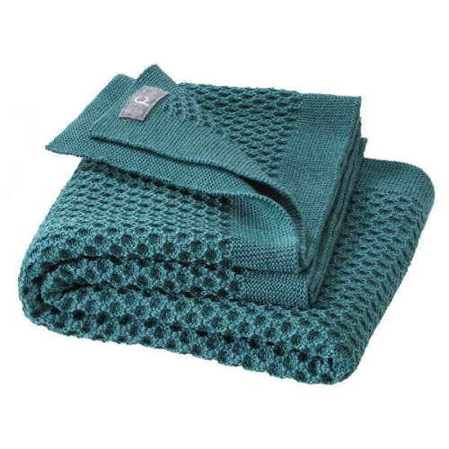 Disana Honeycomb Baby Blanket - 100% Organic Merino Wool