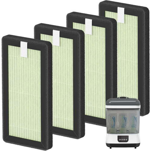 4 Piece HEPA Sterilizer Dryer Filter Replacement Compatible With Dr Browns All In One