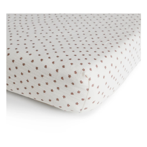 Mushie Extra Soft Muslin Crib Sheet