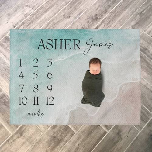 ocean milestone blanket, ocean, milestone blanket ocean, beach, milestone blanket baby boy, milestone blanket, boy milestone blanket