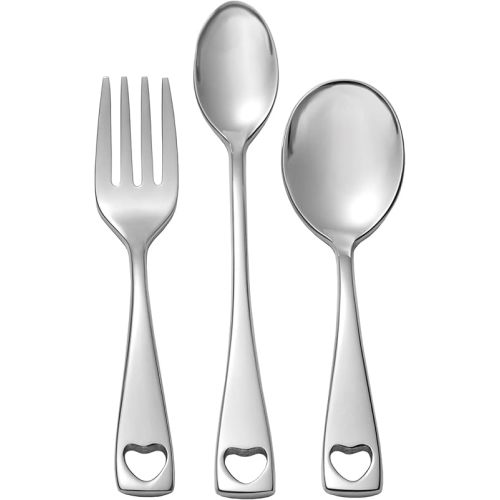 Oneida Little Love 3 Piece Baby Set, silver
