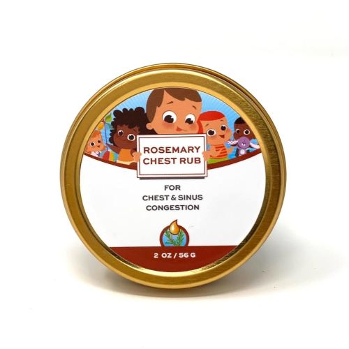 Punkin Butt Baby Chest Rub with Rosemary | All Natural with Organic Chamomile and Mullein Safe for Infants | 2 oz