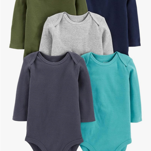 Simple Joys by Carter's Unisex Babies' Long-Sleeve Bodysuit