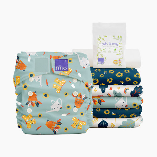 Bambino Mio Miosolo All-In-One Reusable Cloth Diaper Set (6 Pack) - Get Growing