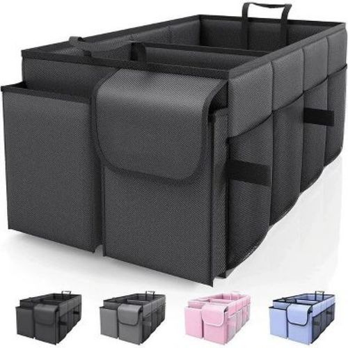 Trunk Organizer Car Organizer Foldable Trunk organizer for Sedans Sturdy Car Organization for Car