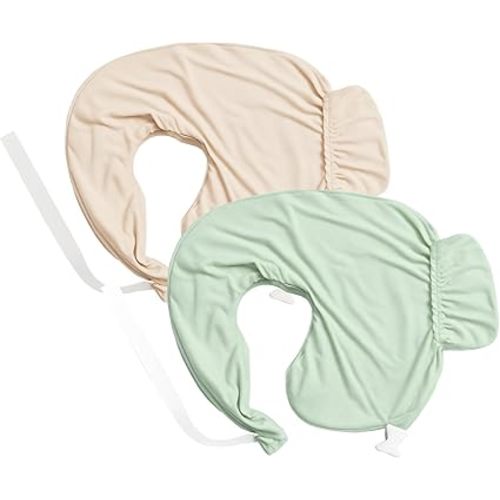 Nursing Pillow Covers ONLY Compatible with Popular Wrap-Around Nursing Pillow (2 Pack Covers-Pillow NOT Included)