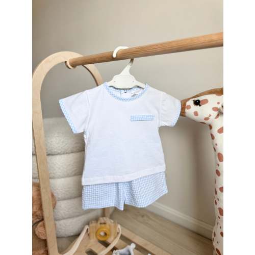 Archie Set - Light Blue & White