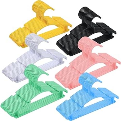 120 Pack Baby Clothes Hangers,Kids Plastic Hangers for Closet,Toddler,Infant,Child,Newborn's Coat Hangers Ideal for Laundry and Nursery's Everyday Standard Use