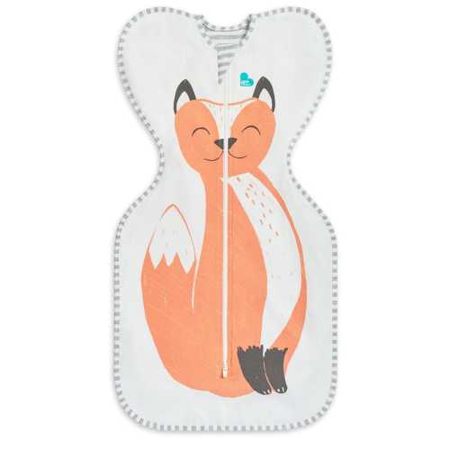 Love To Dream Swaddle UP Original 1.0 TOG, Small - Orange Frankie Fox