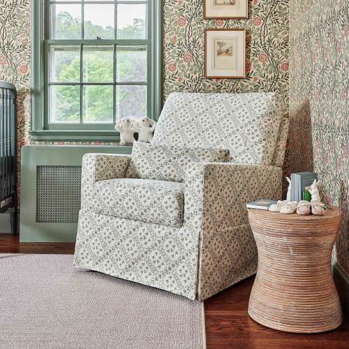Namesake Sarah Flint x Namesake Crawford Swivel Glider in Eco-Performance Fabric | Water Repellent & Stain Resistant