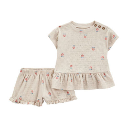 Carter's Baby Girls 2-pc. Short Set