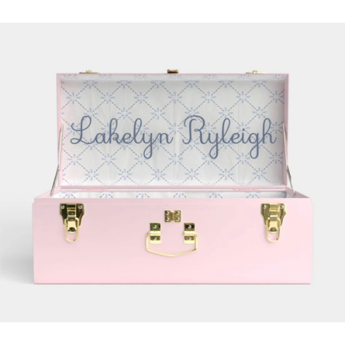 Petite Trunk - Pink - Spring in St. Louis / Embroidery