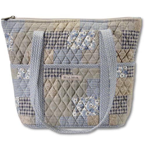 Bella Taylor Stride Tote | Lightweight Quilted Fabric Handbags for Women