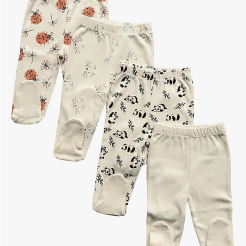 Maple Clothing Organic Cotton Baby Pants Footed GOTS Certified Clothes