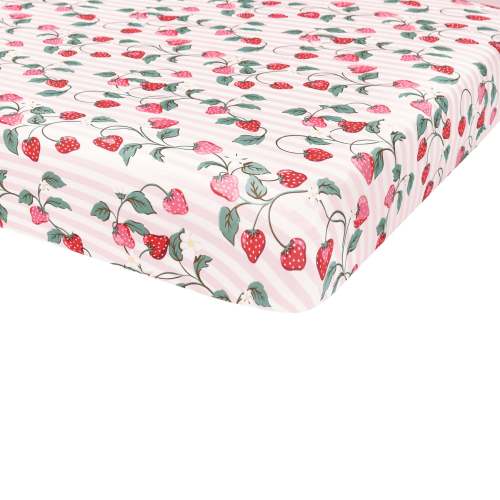 Crib Sheet in Strawberry Fields