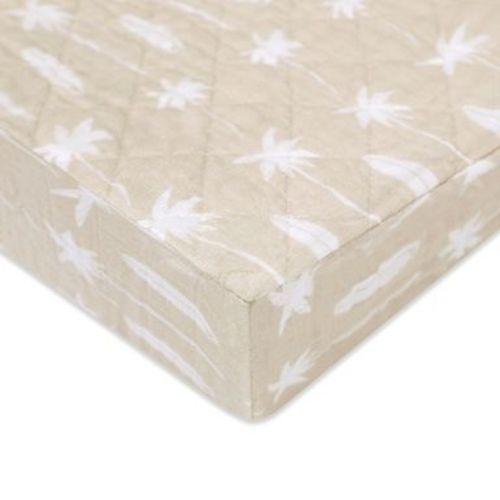 Babyletto Quilted Changing Pad Cover in GOTS Certified Organic Muslin Cotton - Beach Bum