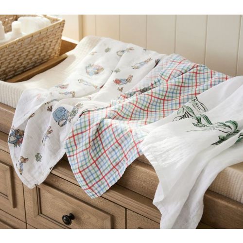 Peter Rabbit™ Organic Muslin Swaddle Set