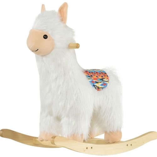 Qaba Kids Ride-On Rocking Horse Toy Llama Style Rocker