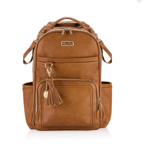 Boss Plus™ Large Diaper Bag Backpack in Cognac