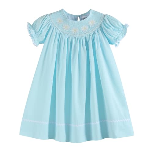 Lil cactus Baby and Girls Smocked Bishop Dress
