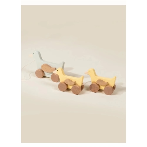 Wooden Duck Family Pull Toy