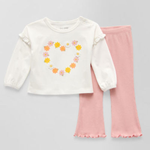 Okie Dokie Baby Girls 2-pc. Pant Set
