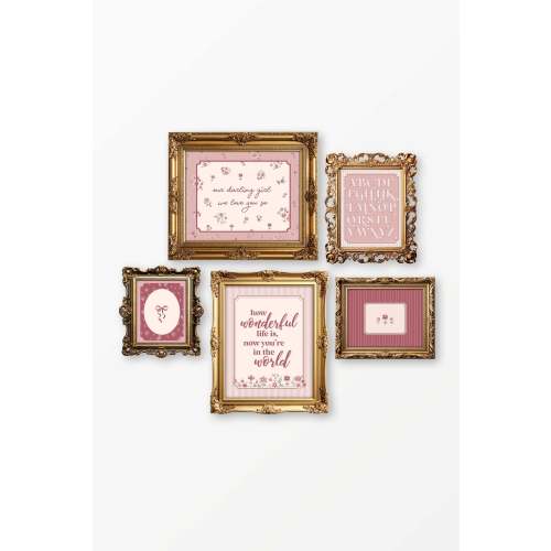 Precious Posies Bundled Digital Nursery Wall Art