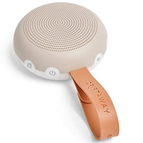 ergoPouch Drift Away White Noise Machine – Portable Sound Therapy for Baby & Adult, 7 Soothing Sounds, Rechargeable Battery, Adjustable Light - Home, Travel, and Registry Gift