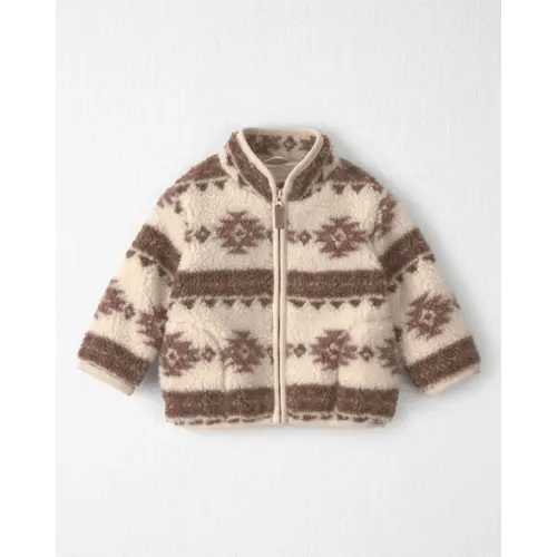 Baby Recycled Southwestern Teddy Fleece Jacket - Little Planet | Carter's