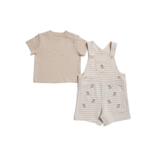 Newborn Boys 2pc Puppies Knit Top And Shortalls Set | Kids & Baby | TJ Maxx