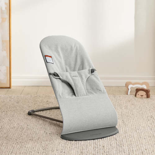 BabyBjorn Bouncer Bliss - Grey | Baby Bouncers NZ | Dimples | Light Grey