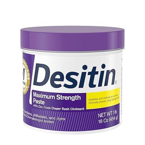 Desitin Maximum Strength Diaper Rash Paste, 40% Zinc Oxide, 4.8 oz