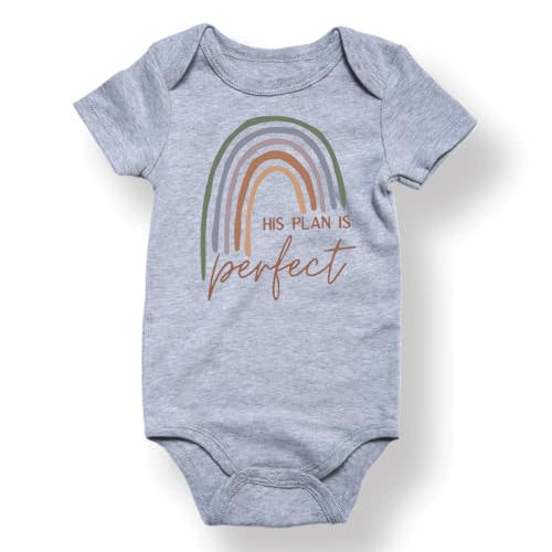 hrcfbk Newborn Infant Baby Boys Girls Bodysuit Short Sleeve Funny Letters Print Romper Reveal Pregnancy Announcement Clothes