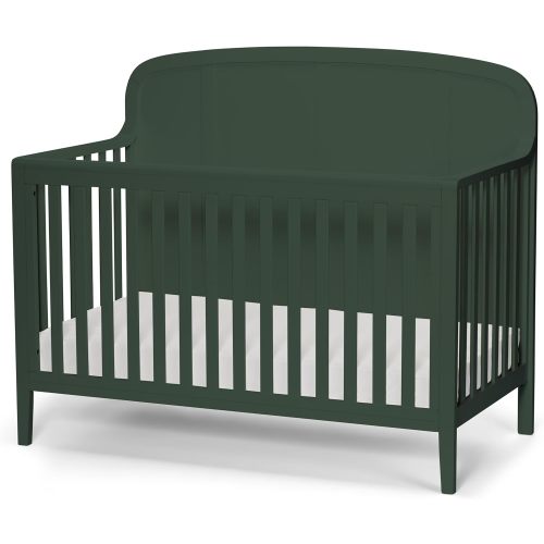 Little Seeds Briar 6-in-1 Convertible Crib, Bottle Green